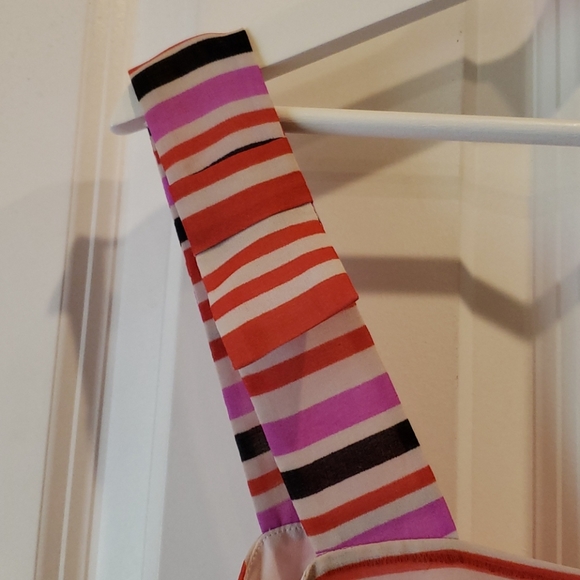 CABI #3448 Red Striped Banded Cami Tank Top sz M - Picture 6 of 11